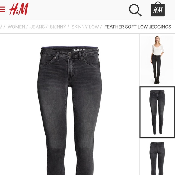 feather soft jeggings h&m
